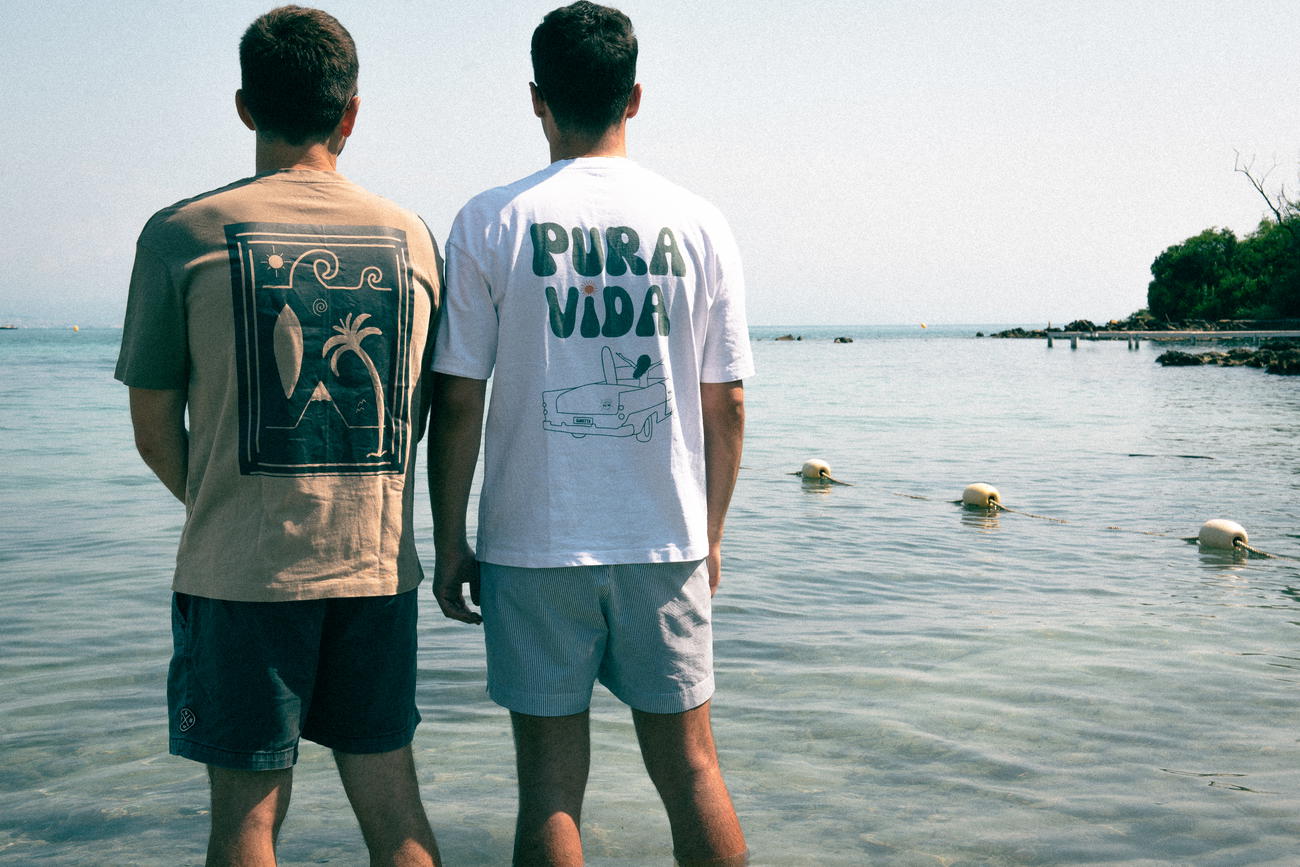 Image back T-shirt oversize ~ Pura vida