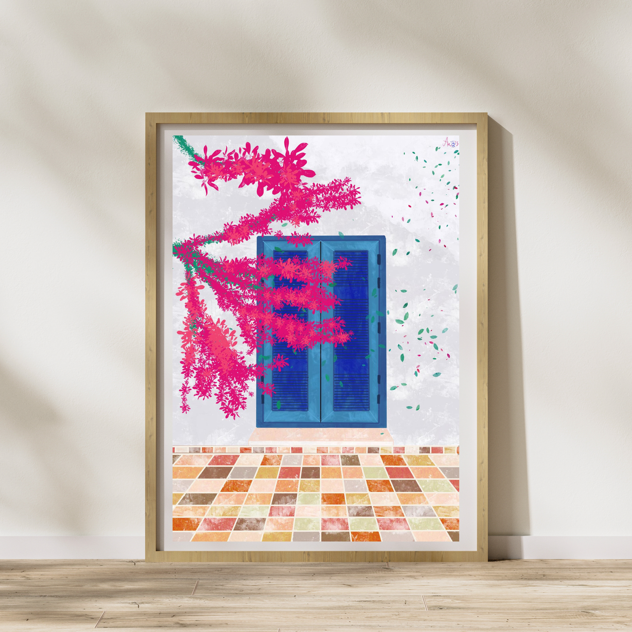 Image back Poster ~ Ruelle méditerranéenne 