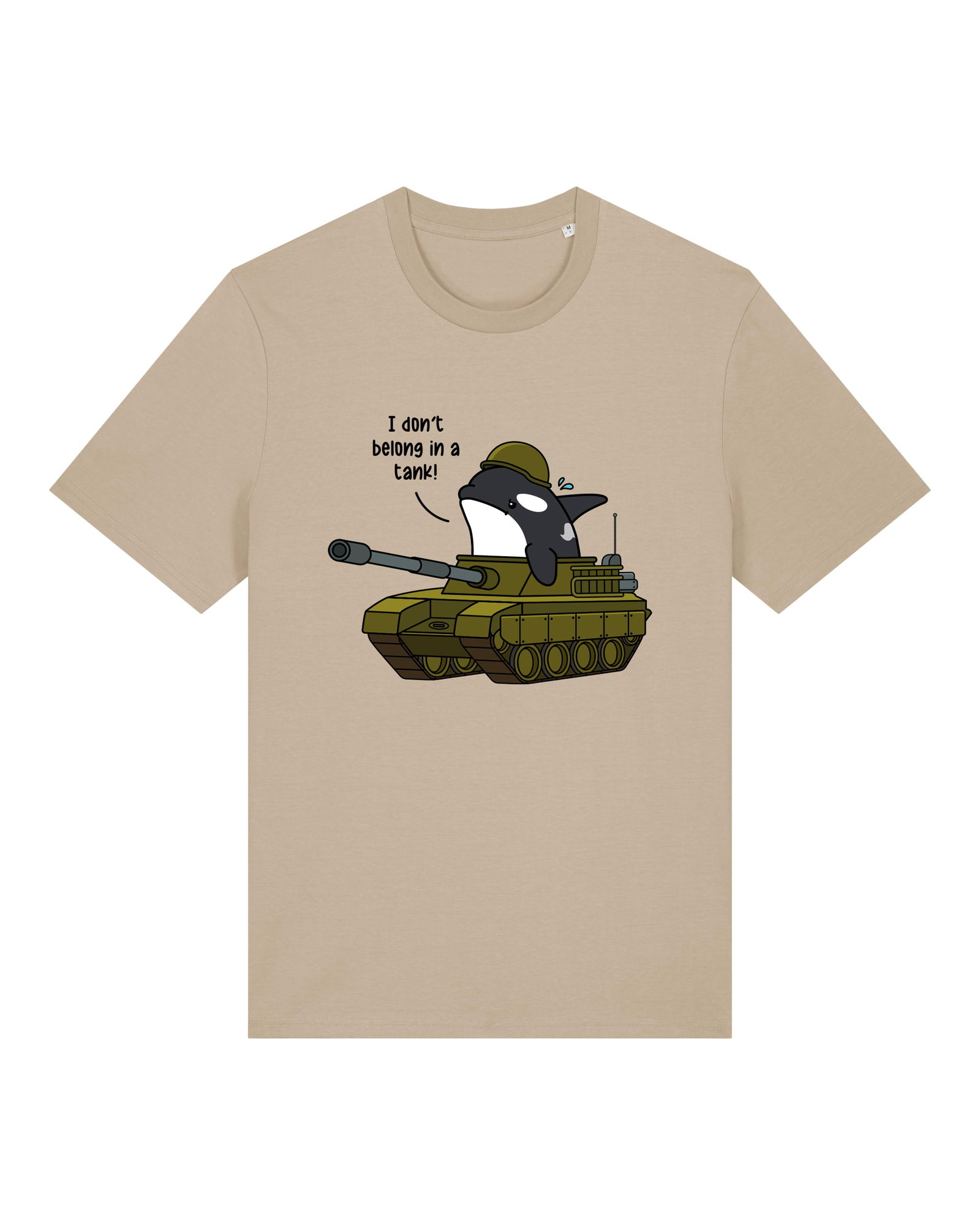 I Don't Belong In A Tank Orca T-Shirt