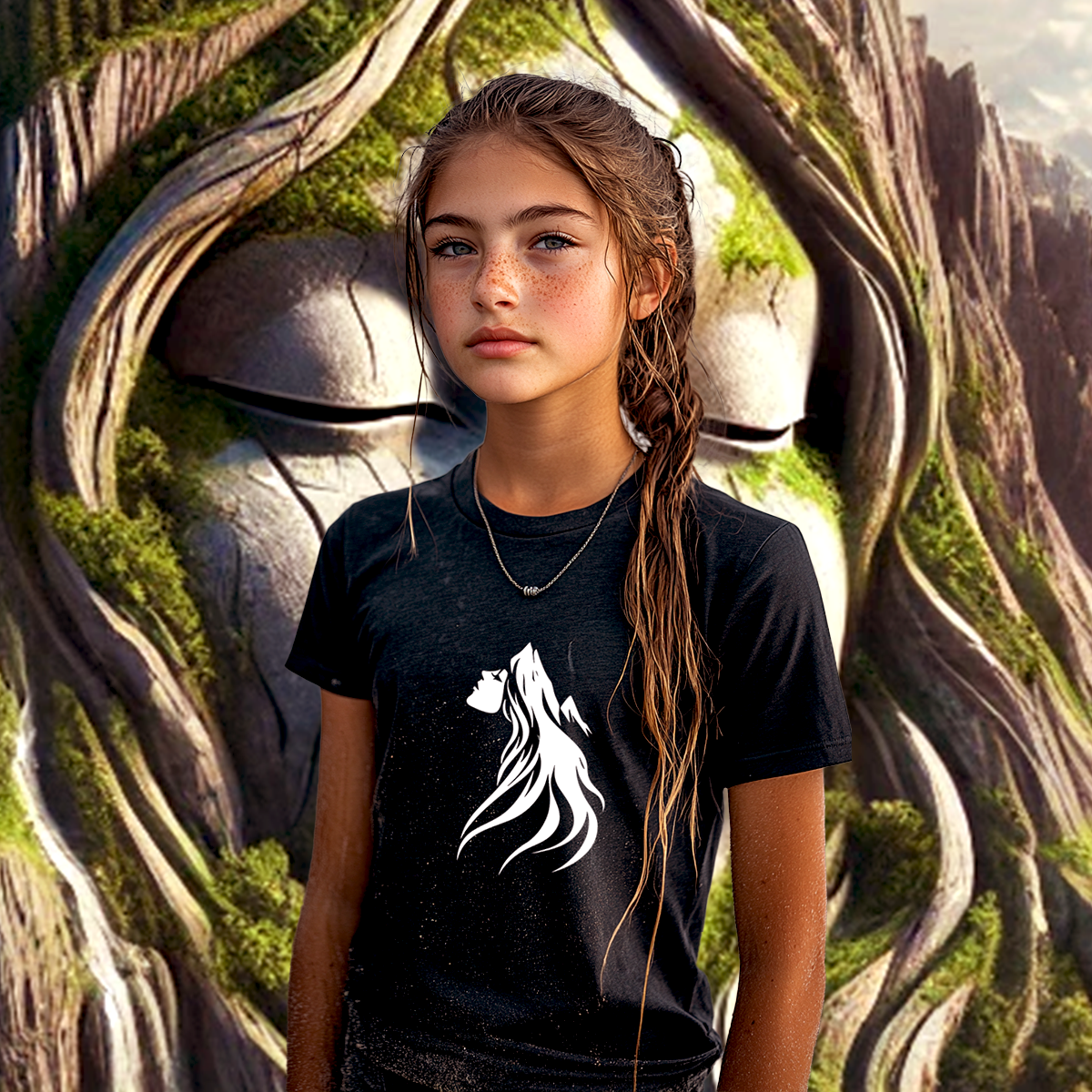 Image front T-shirt Enfant La Gardienne des Montagnes 