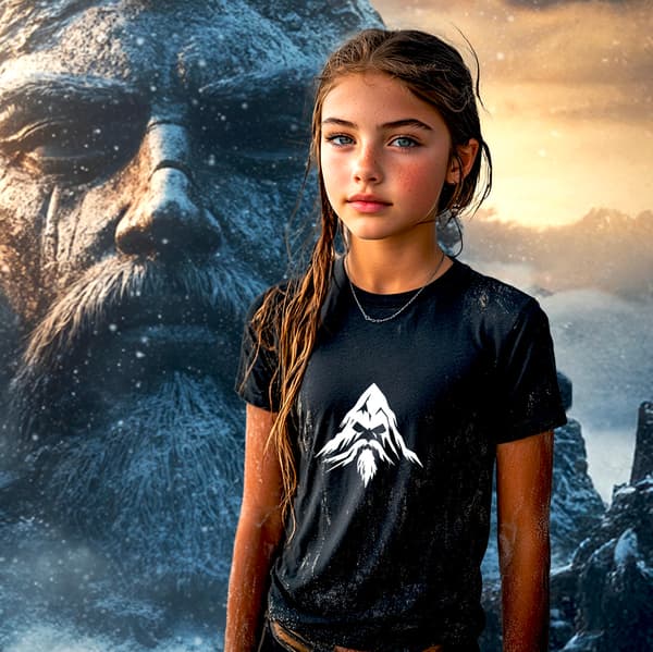 Image front T-shirt Enfant Montagne Des Ancêtres