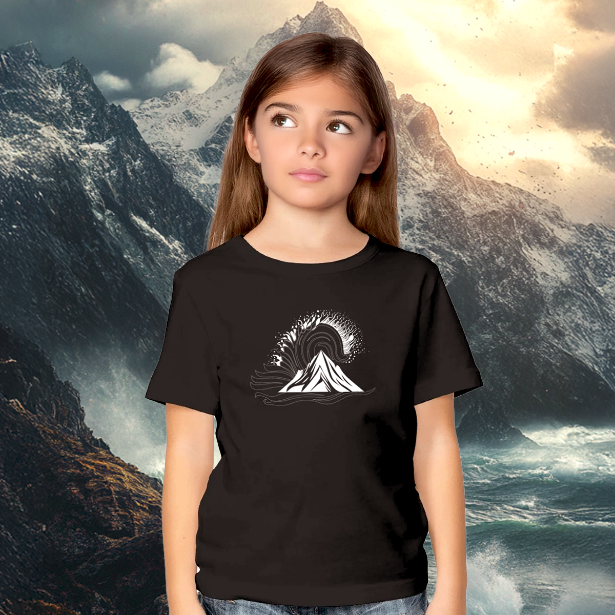 Image front T-shirt Enfant Les Gardiens de l’Ultime Frontière - Premium Plus