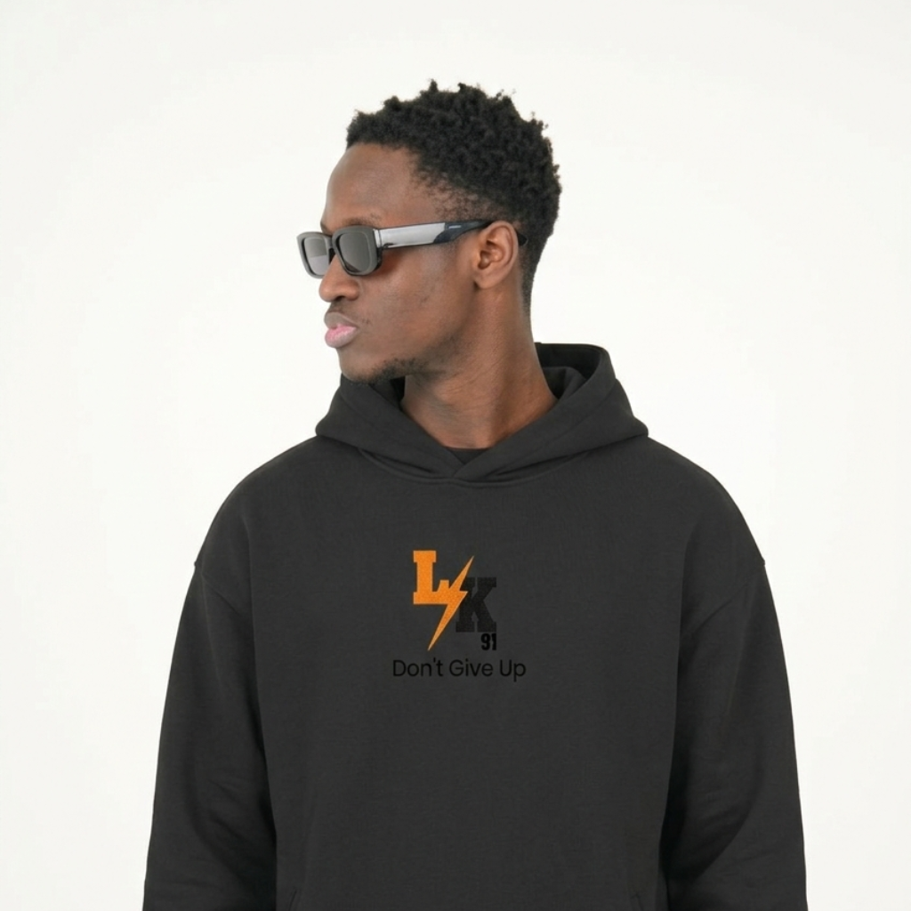 Image front Sweat à capuche unisexe LK™ Oversized pour hommes et femmes