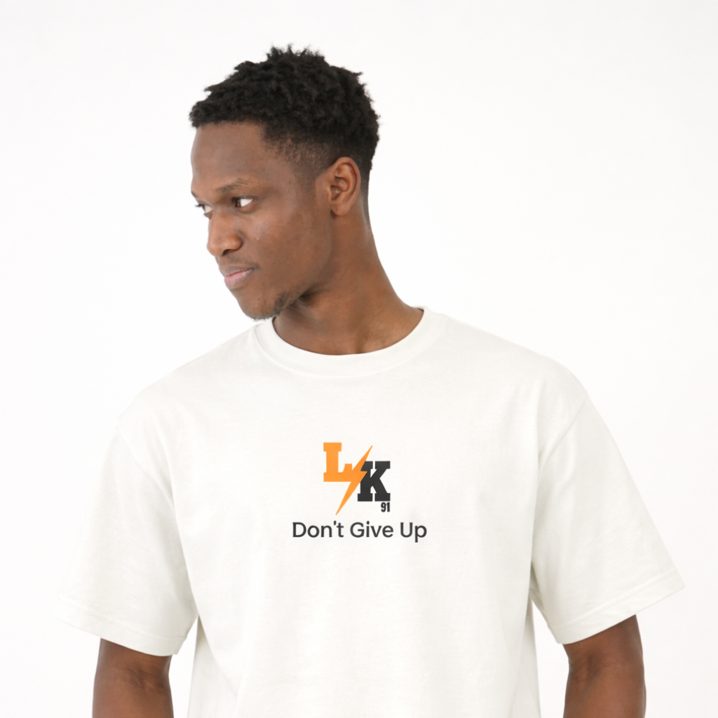 Image front T-shirt Unisexe LK™ Oversized pour hommes et femmes