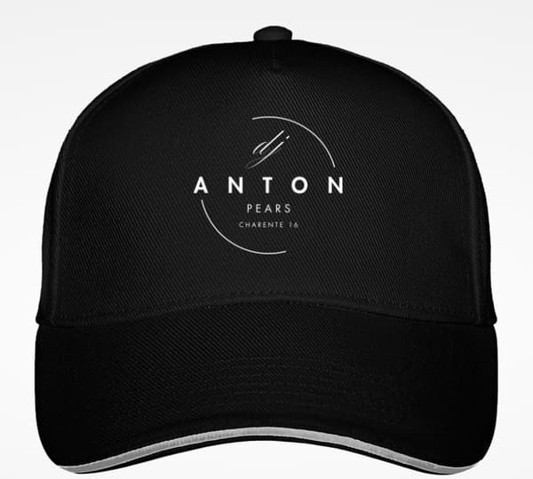 Image front Casque Brodée Edtion Blanc Anton Pears