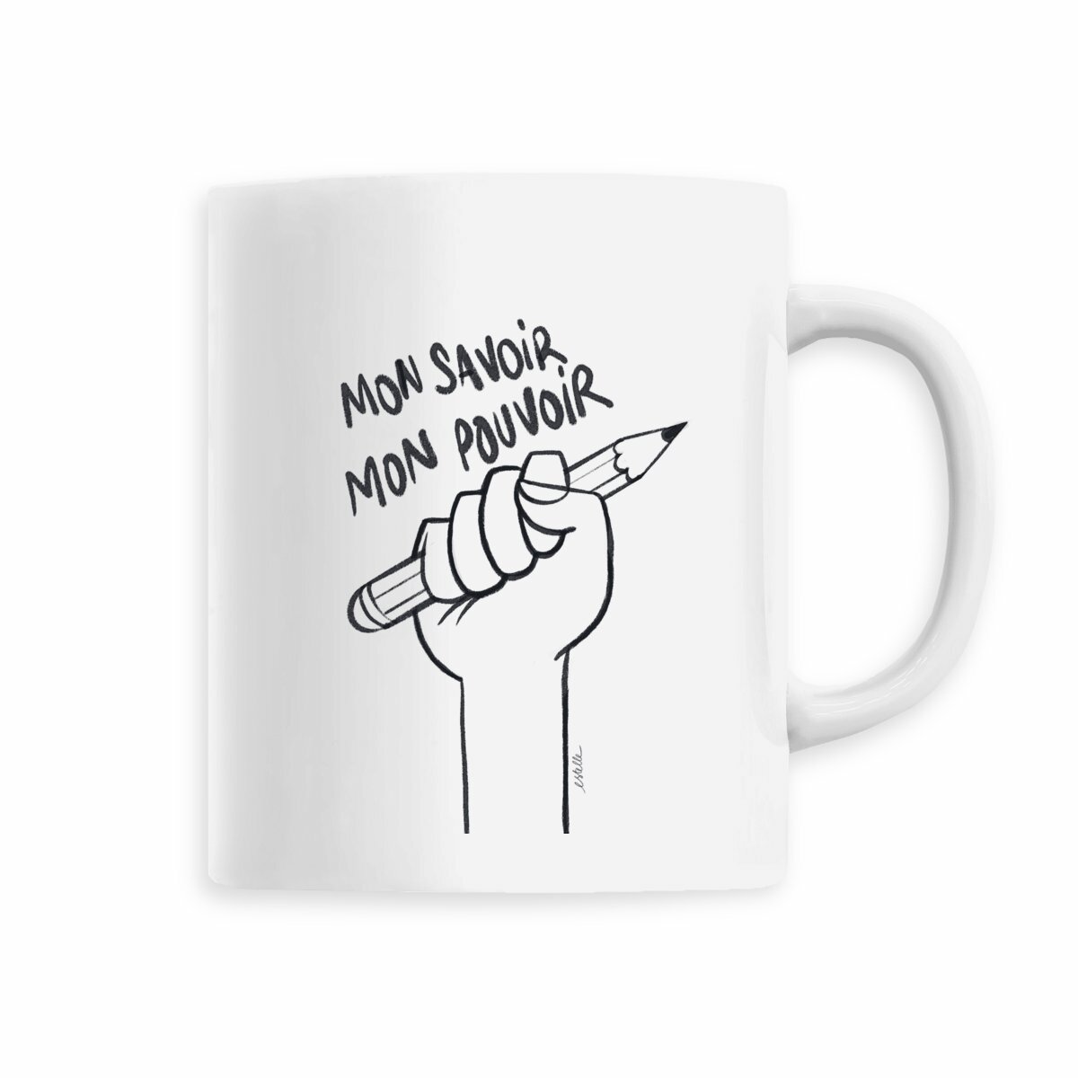 Image front Mug "Mon savoir, mon pouvoir"