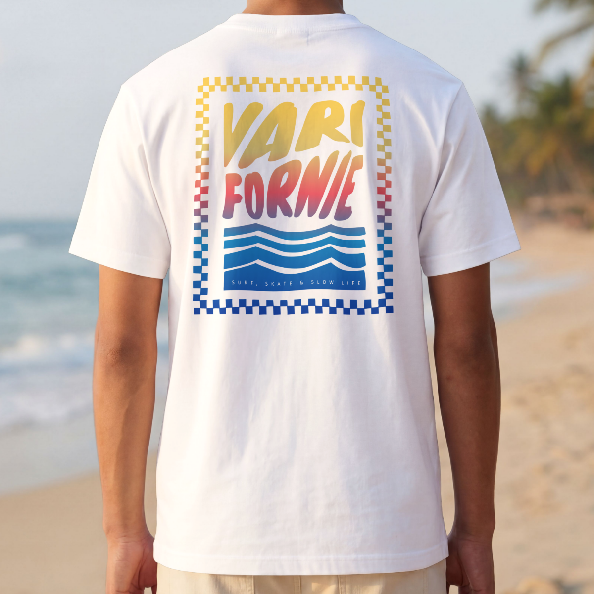 Image back T-shirt WAVY Rétro 