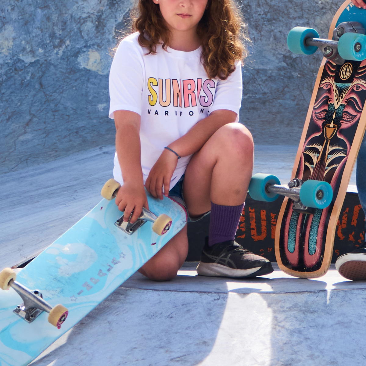 Image front T-shirt Enfant Sunrise & Sunset