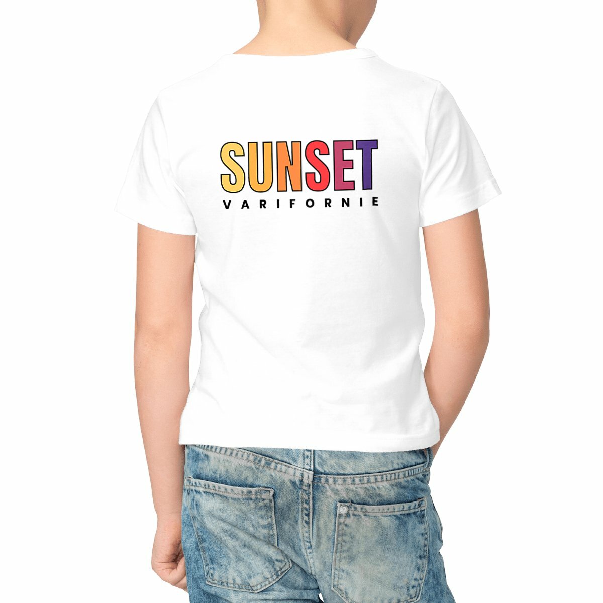 Image back T-shirt Enfant Sunrise & Sunset