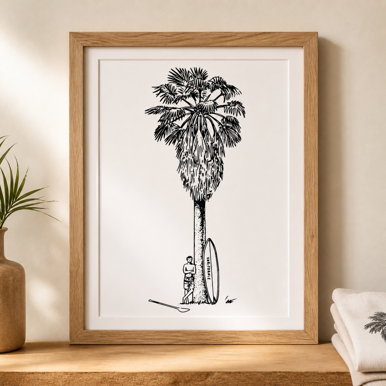 Image front Affiche A4 Collab "Gaspard" - Le Palmier