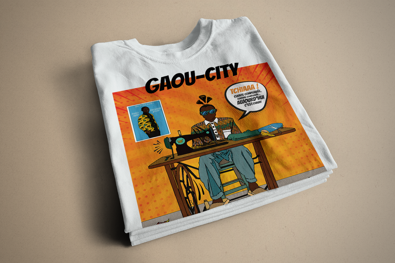 Image front T-shirt, Le tailleur