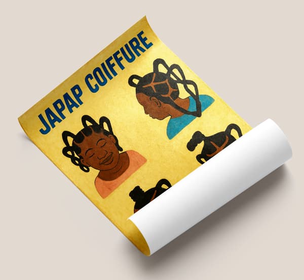 Image front Affiche Murale-Japap Coiffure