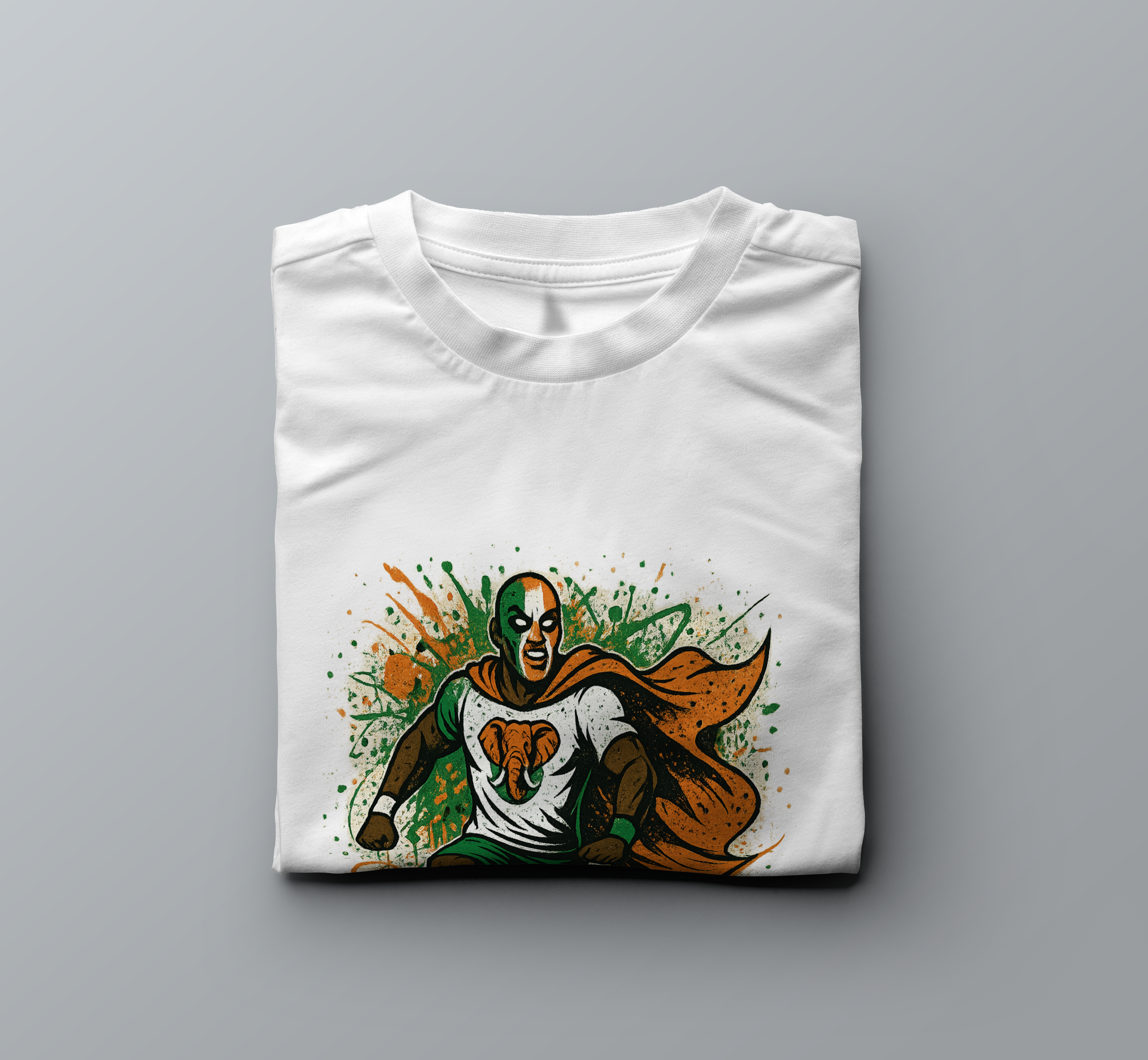 Image front T-shirt, La supportrice