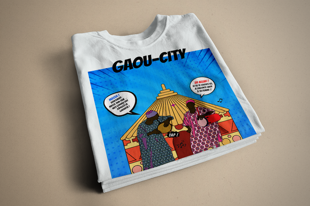 Image front T-shirt, Les griots