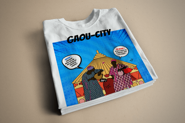 Image front T-shirt, Les griots