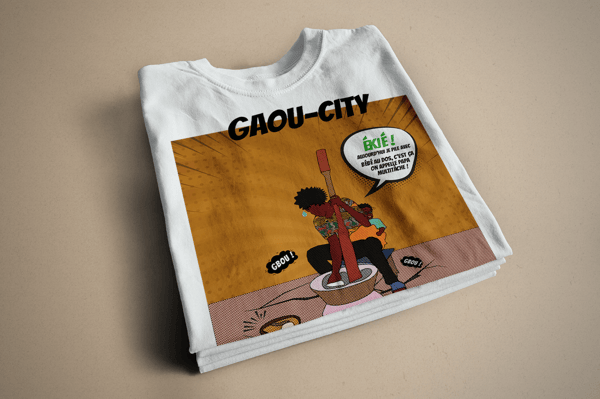 Image front T-shirt, Super-papa