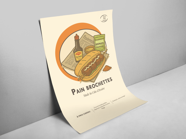 Image front Affiche Murale-Pain bro