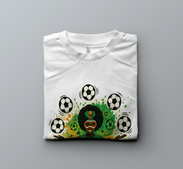 Image front T-shirt, La jongleuse