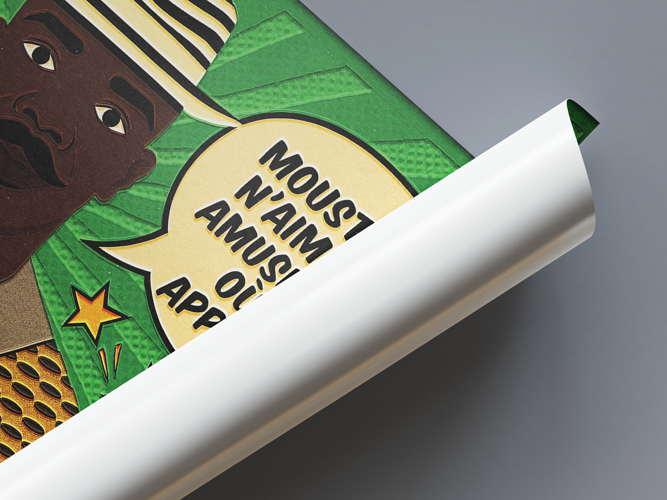 Image front Affiche Murale-Tonton Diby