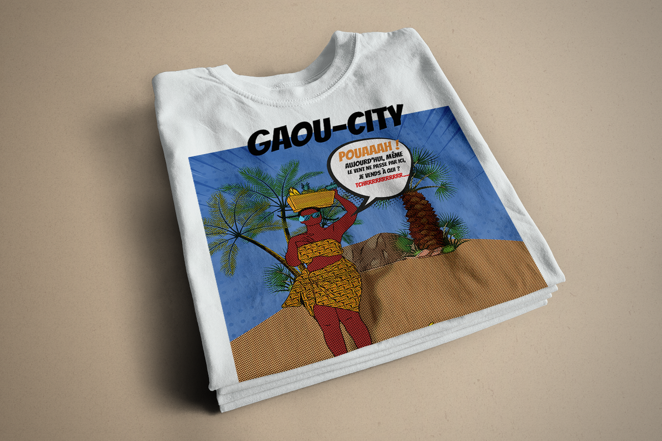 Image front T-shirt, La vendeuse 