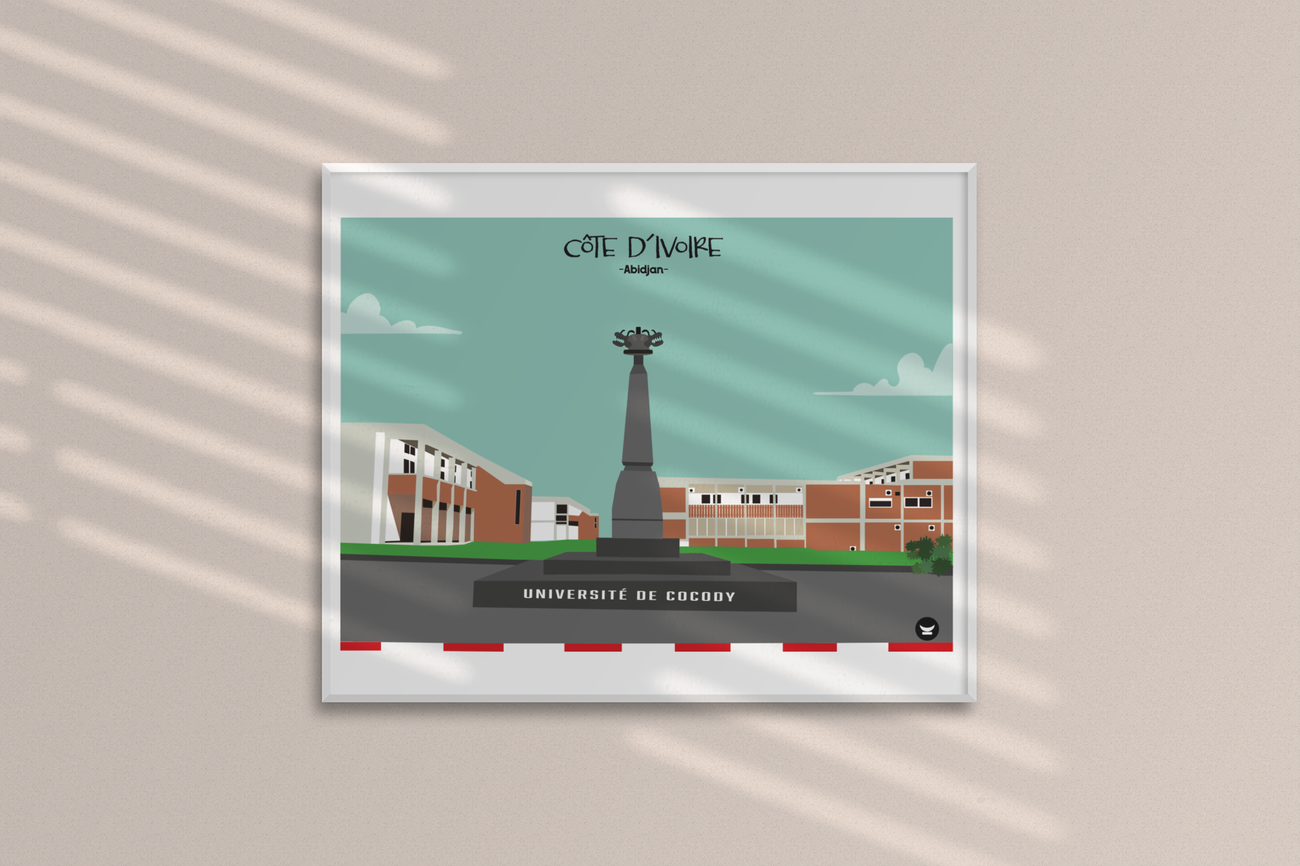 Image front Affiche Murale – Côte d’Ivoire – Université de Cocody