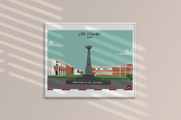 Image front Affiche Murale – Côte d’Ivoire – Université de Cocody