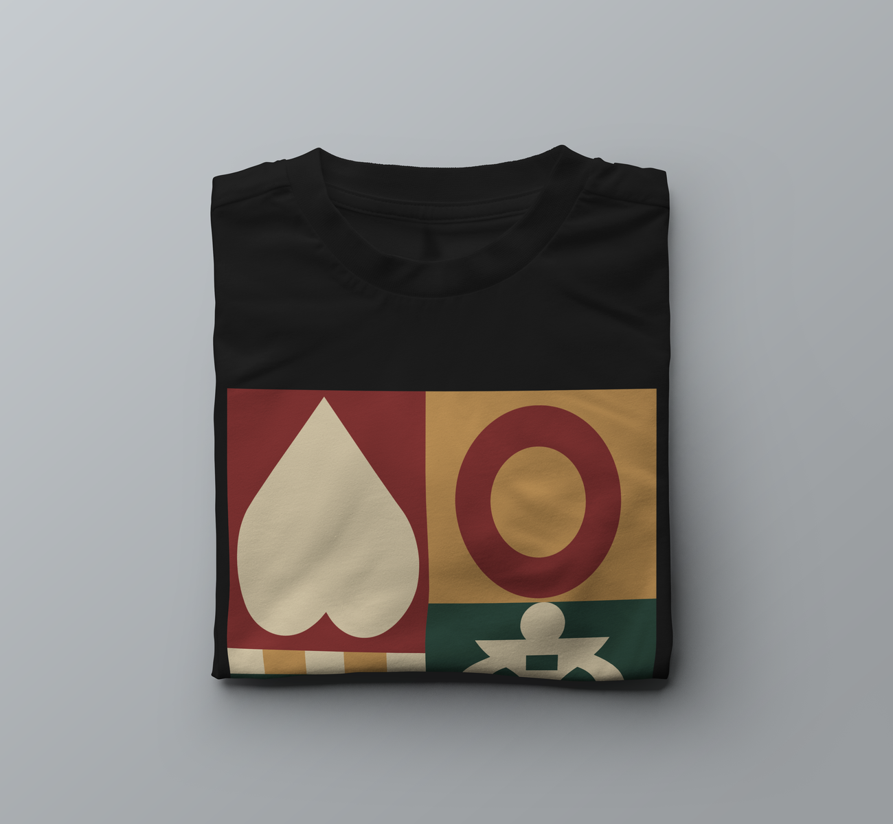 Image front T-shirt, Adinkra 01