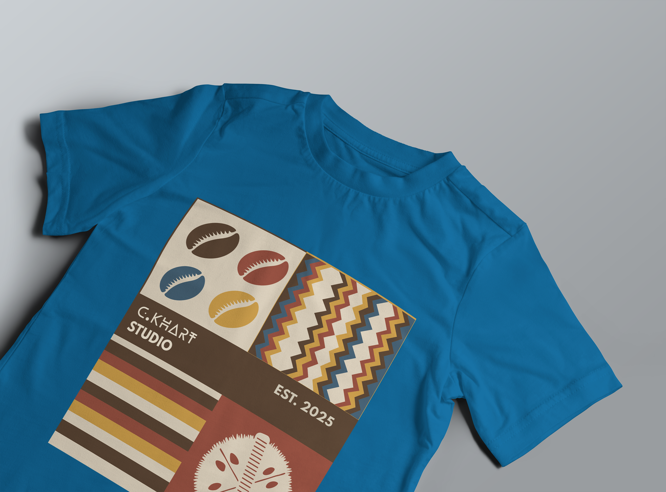 Image front T-shirt, kente 04