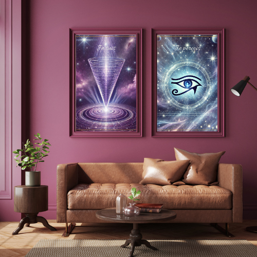 Image back 🔵 Affiche Chakra du Troisième Œil – La Vision Intérieure