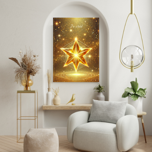 Image back 🟡 Affiche Chakra du Plexus Solaire – Le Feu Intérieur 