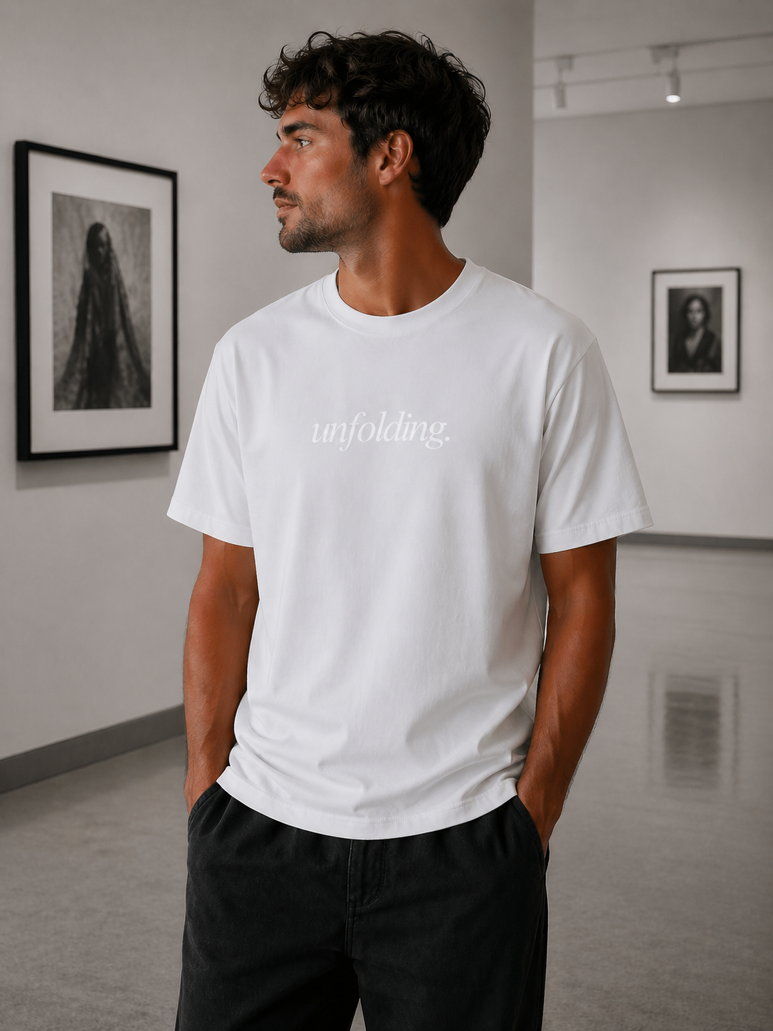 Edition #1 unfolding. Unisex T-Shirt