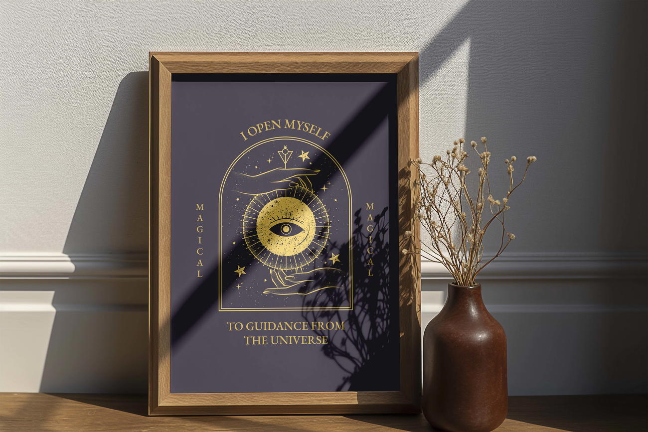 Image front Poster collection mystique avec citation - Impression n°2 Magical Eyes