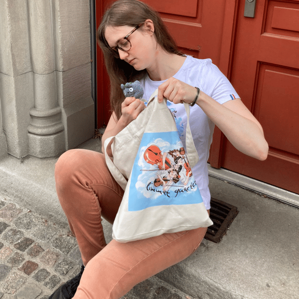 Image back Tote Bag Blue Sky