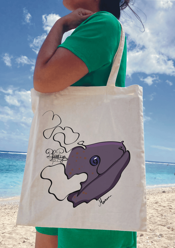 Image front Tote bag murène 