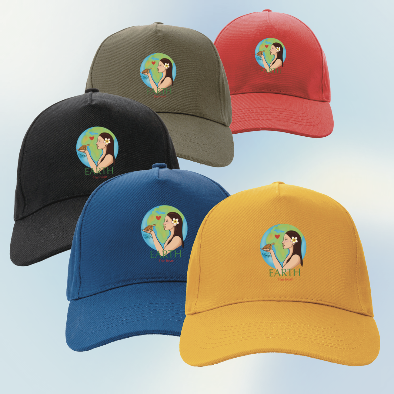 Image front Casquette recyclée - amour de la nature 