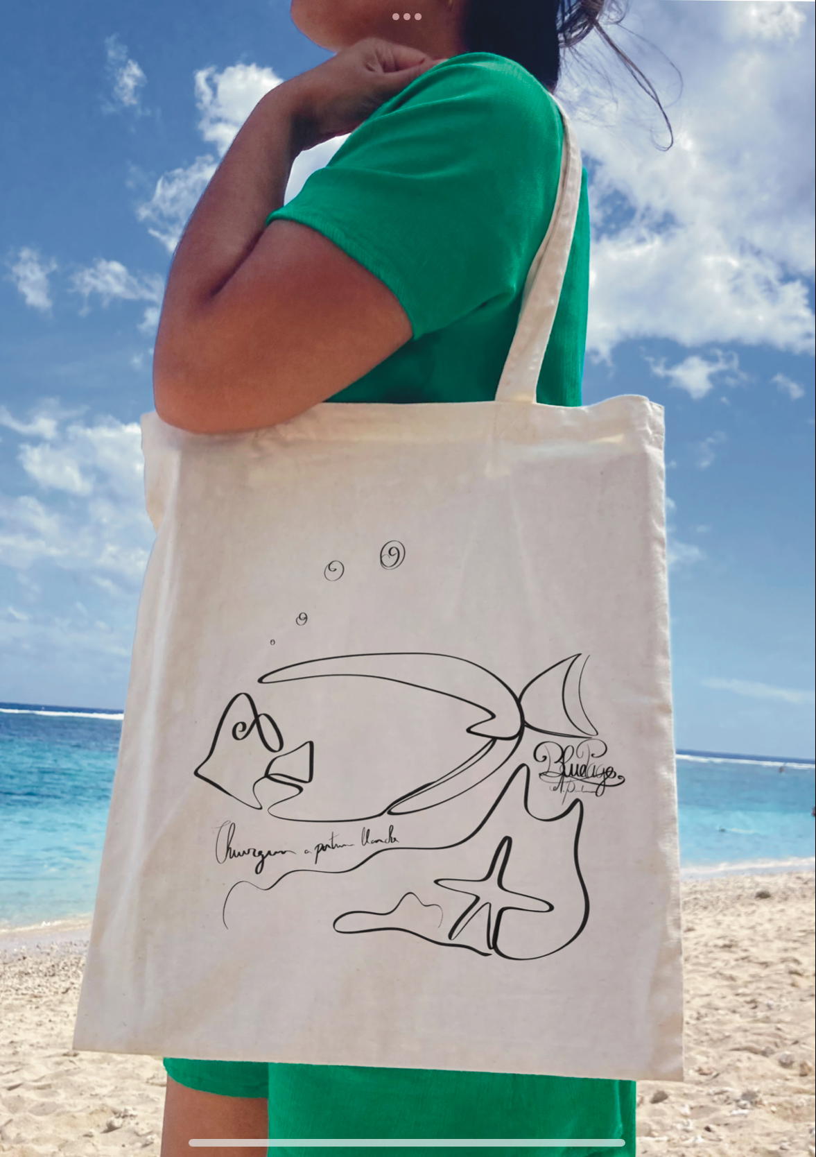 Image front Tote bag, chirurgiens à poitrine blanche 