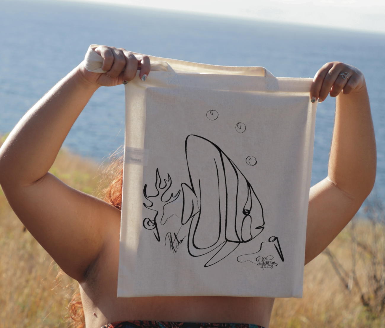 Image front Tote bag léger platax 