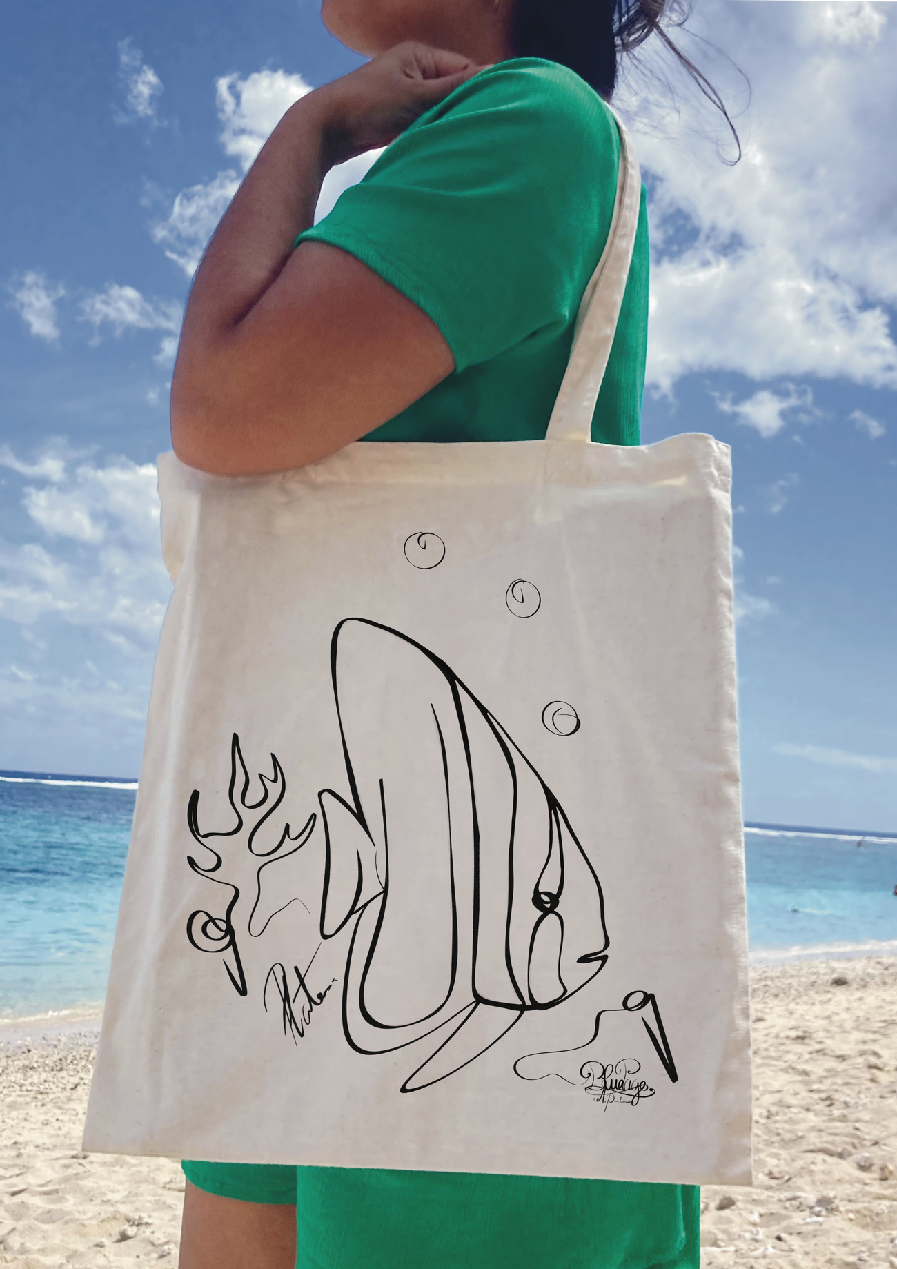 Image back Tote bag léger platax 