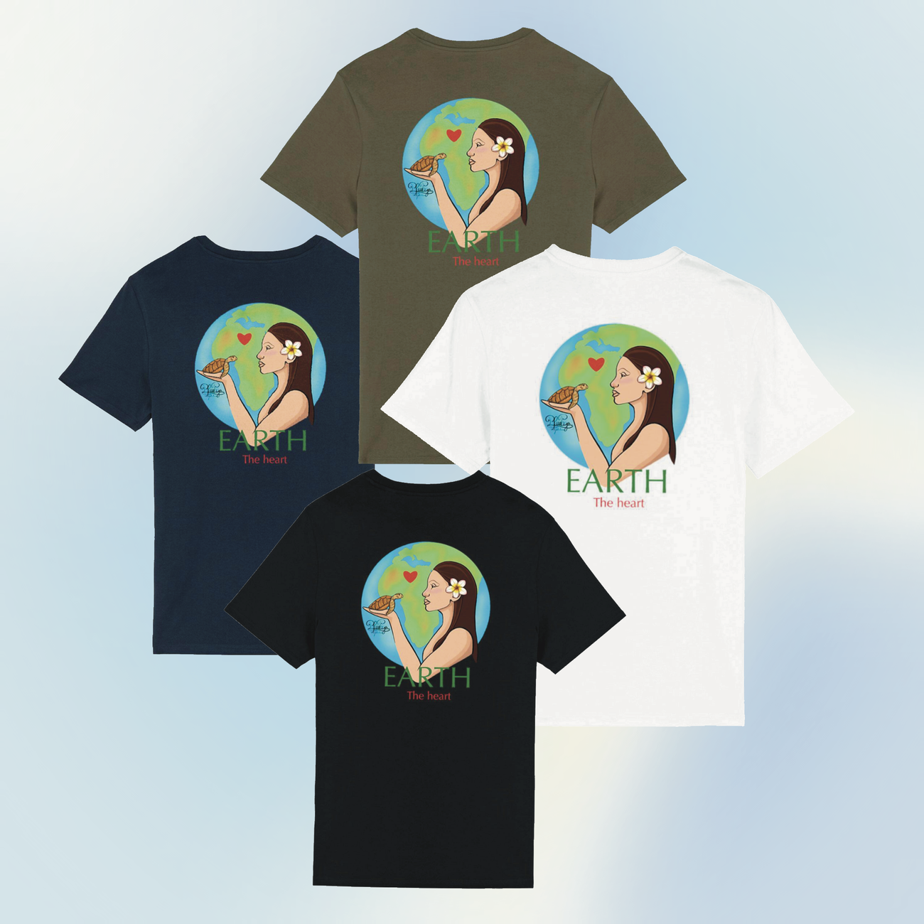 Image front T-shirt - Amour de la nature 