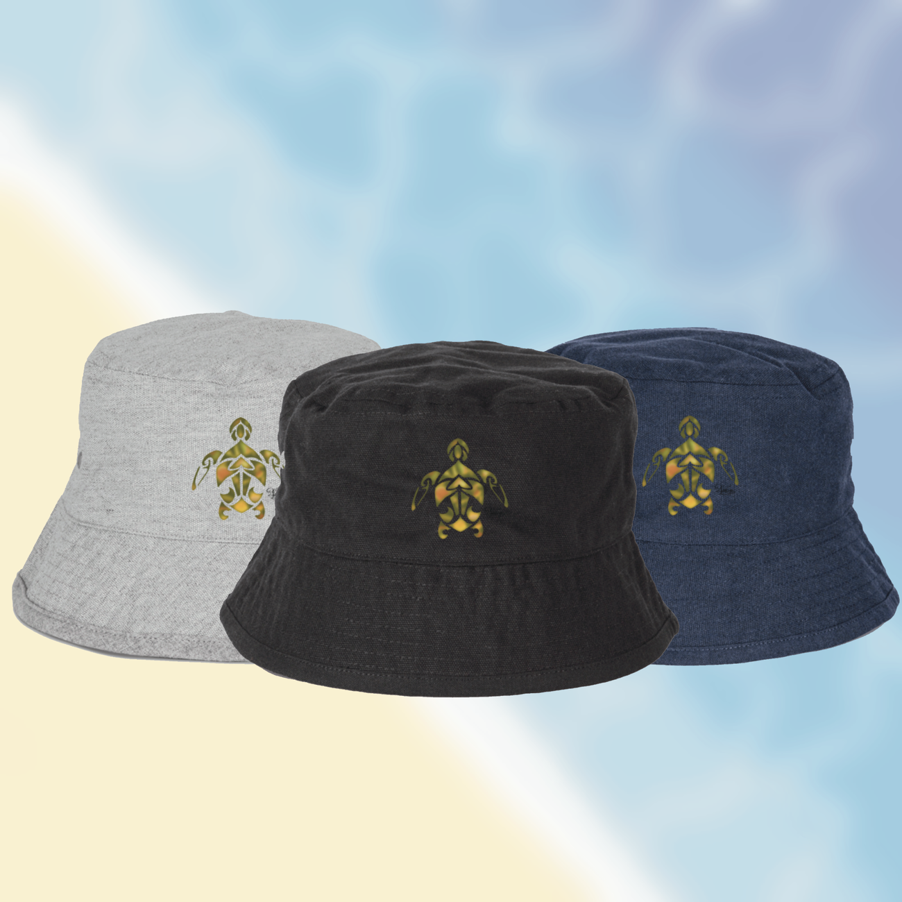 Image front Bob recyclé - tribal tortue marine 