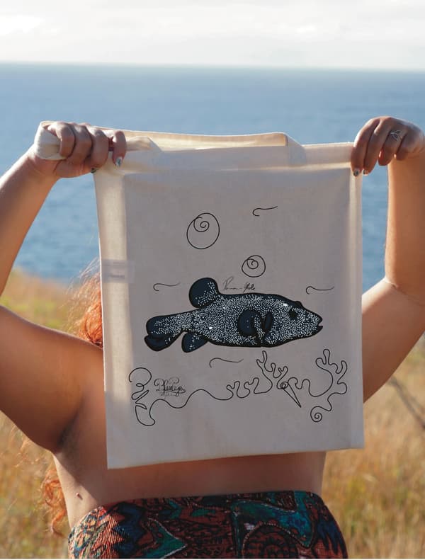 Image front Tote bag - poisson ballon 
