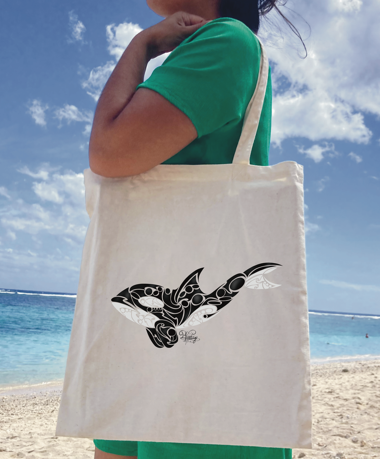 Image front Tote bag orques 