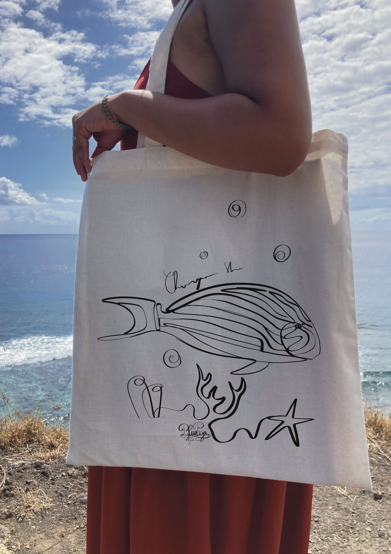 Image front Tote bag léger chirurgien zèbre 