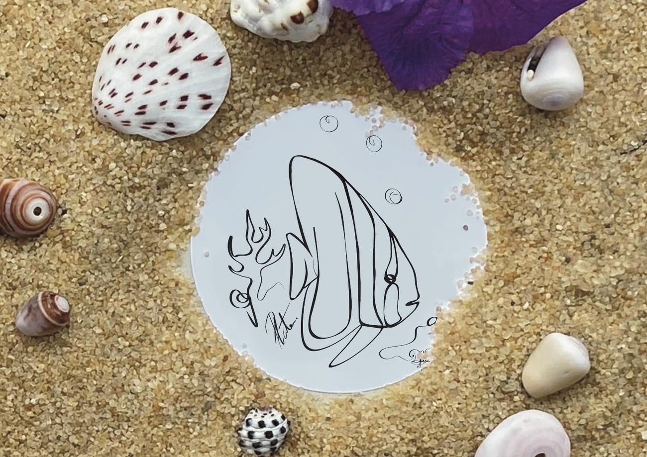 Image front Autocollant platax 