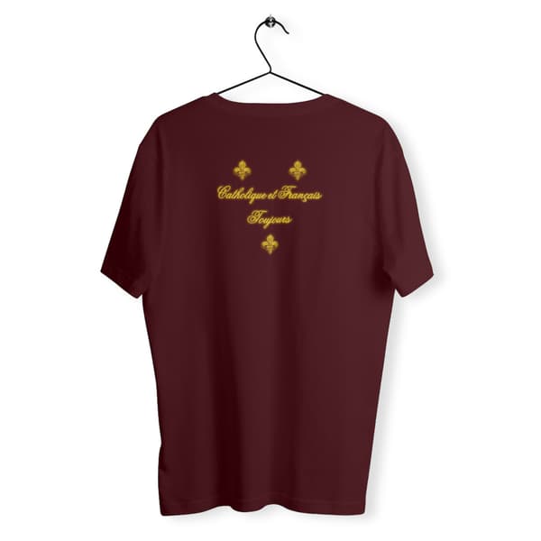 Image front T-shirt _ "Catholique et Français toujours" _ dos