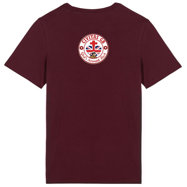 Image front T-shirt Homme _ GB blanc _ dos