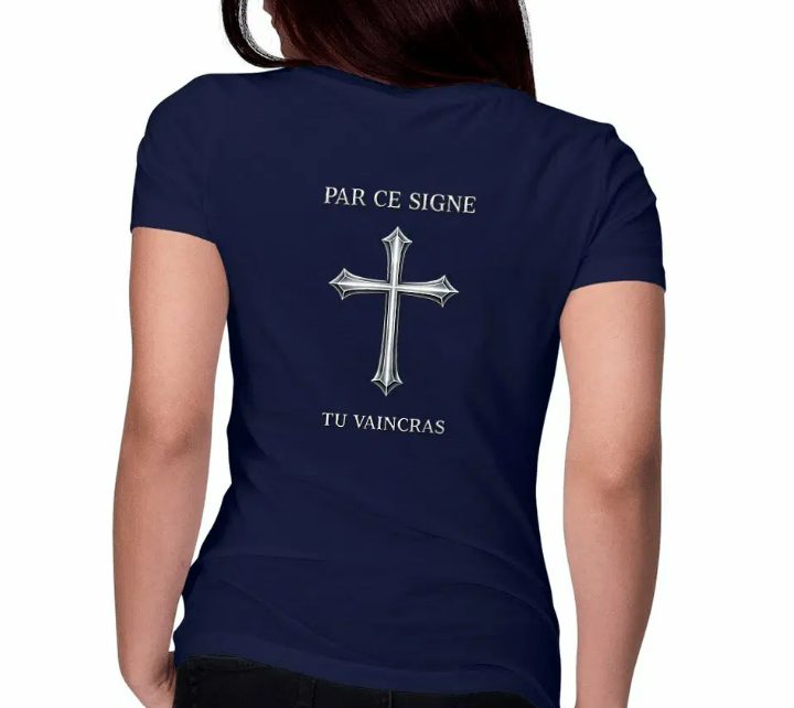 Image front T-shirt Femme _ Par ce signe