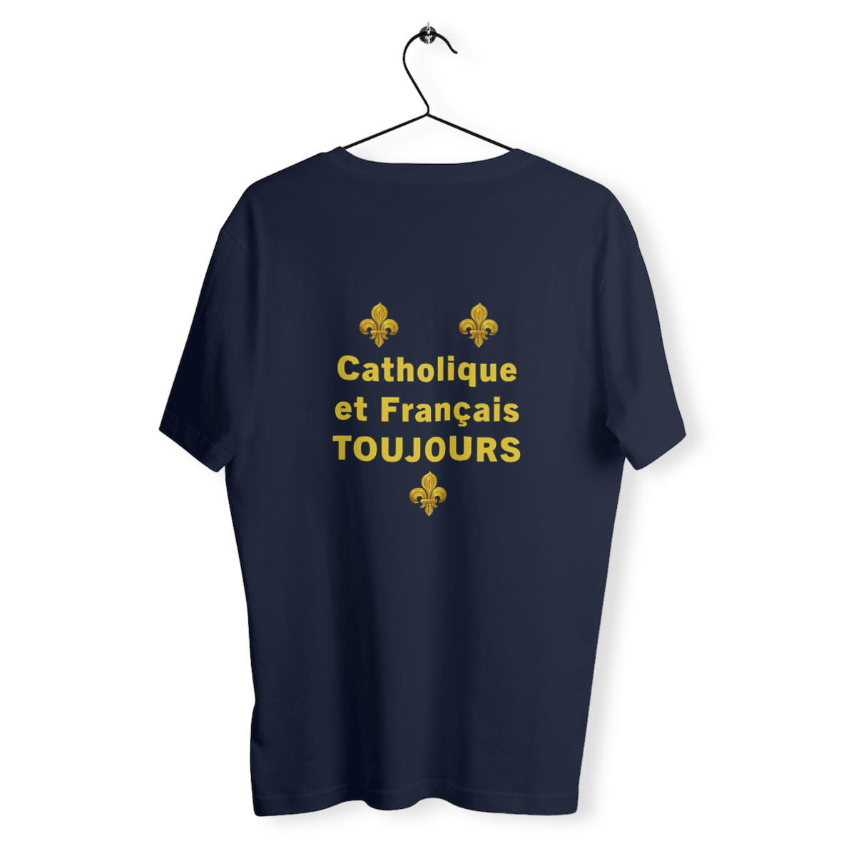 Image front T-shirt _ "Catholique et Français toujours" _ dos