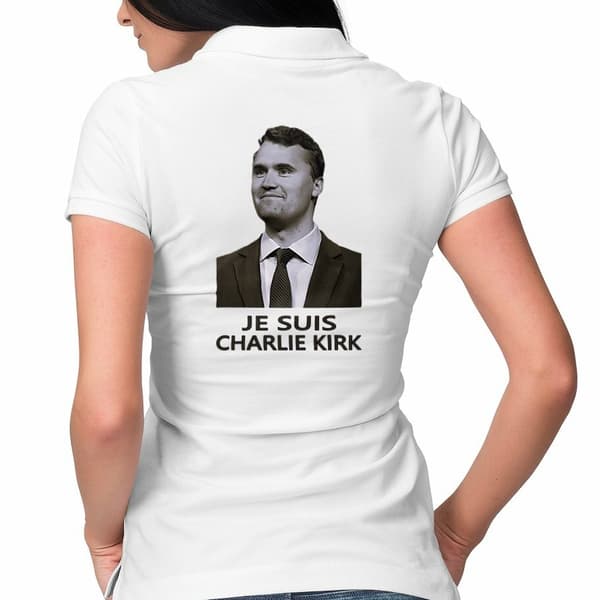 Image front Polo Femme _ Charlie Kirk_1
