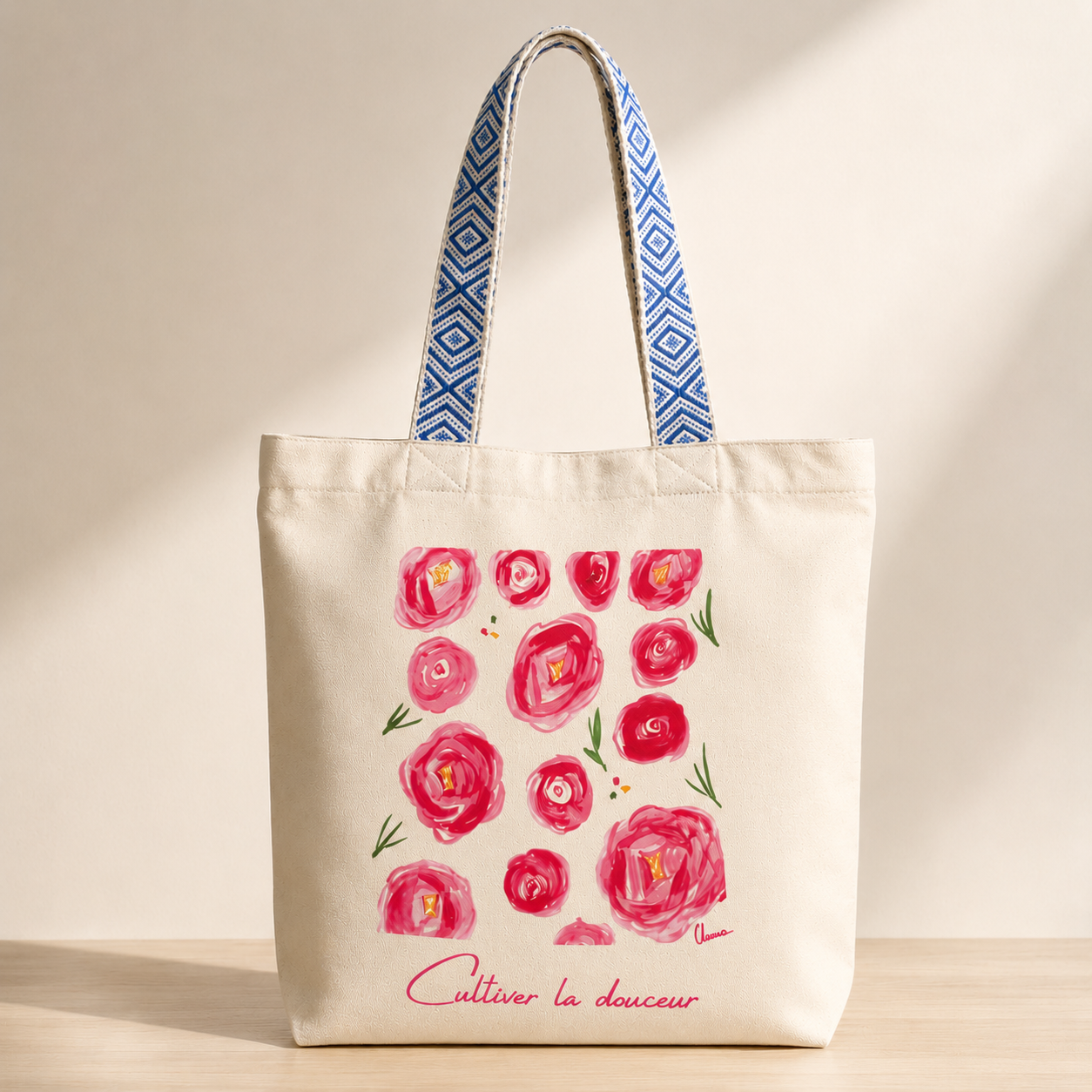 Totebag ethnique - Cultiver la douceur